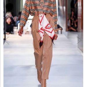 Burberry cotton& silk pants